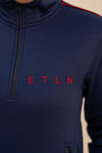 Minimal Edge Navy Blue Tracksuit