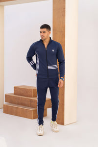 Trio Trail Tracksuit - Navy Blue