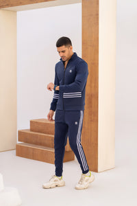 Trio Trail Tracksuit - Navy Blue