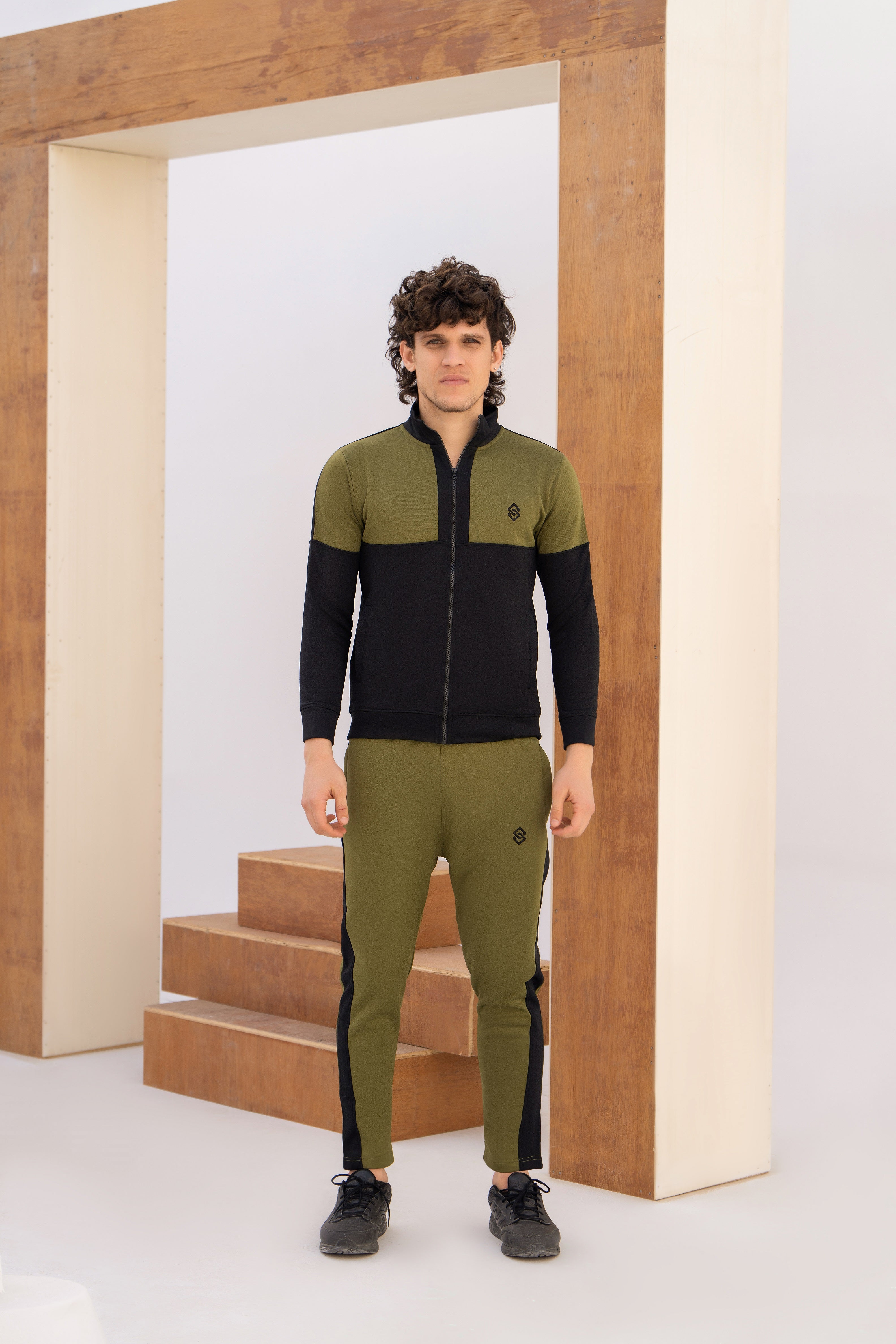 Urban Terrain Tracksuit - Olive Green