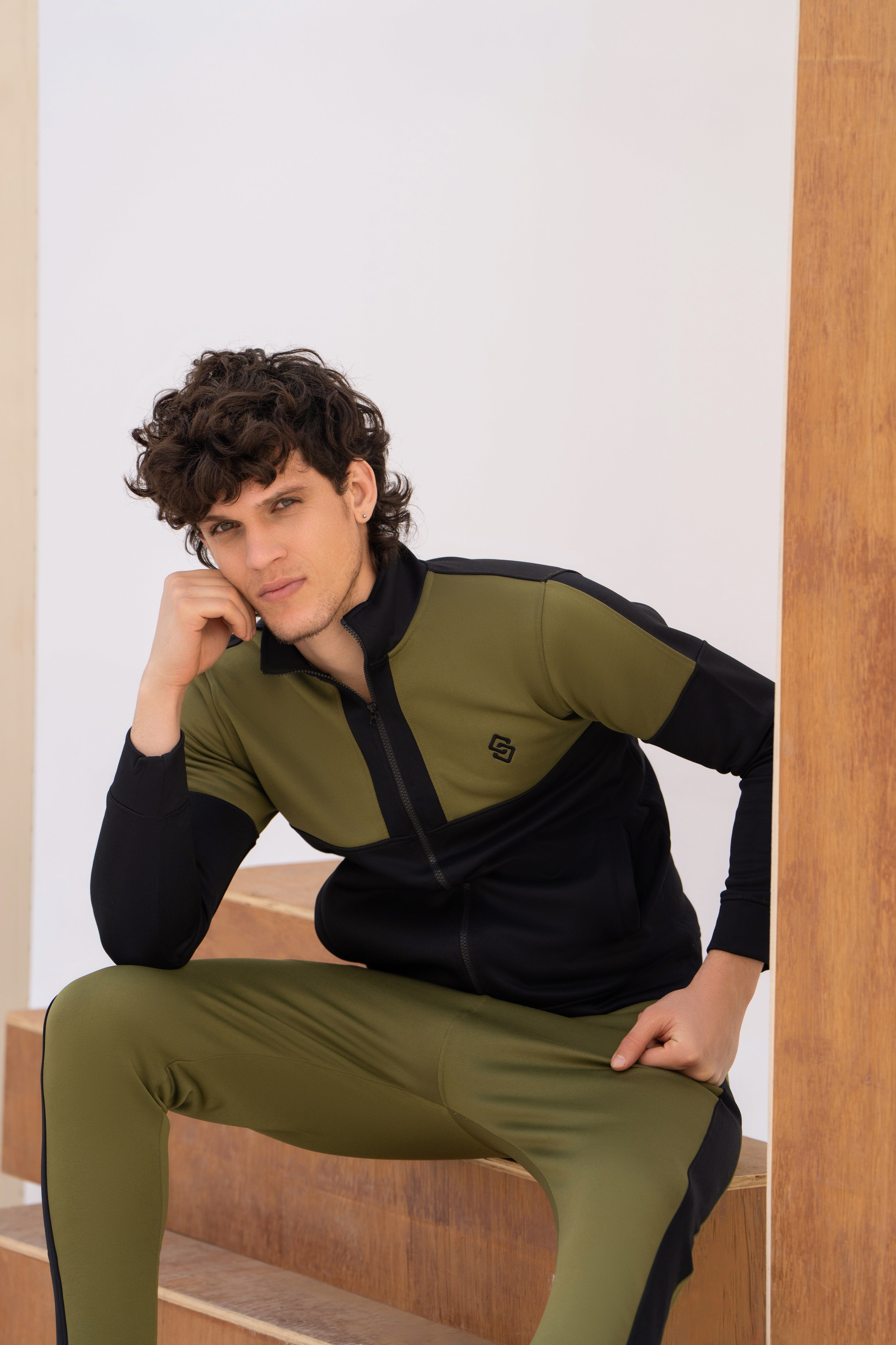 Urban Terrain Tracksuit - Olive Green